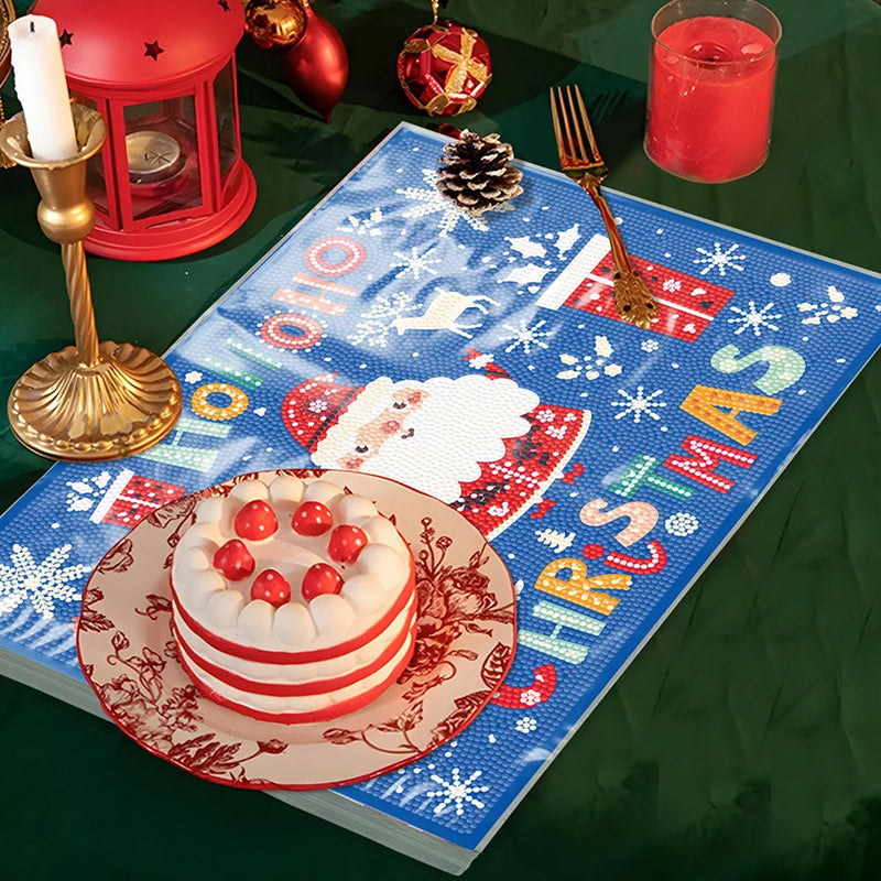 Sets de Table HOLLHO Noël pour Décor Intérieur Broderie Diamant