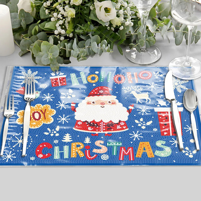 Sets de Table HOLLHO Noël pour Décor Intérieur Broderie Diamant