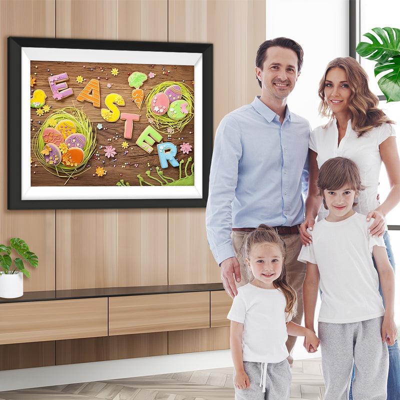 Panneau Décoratif de Pâques Broderie Diamant