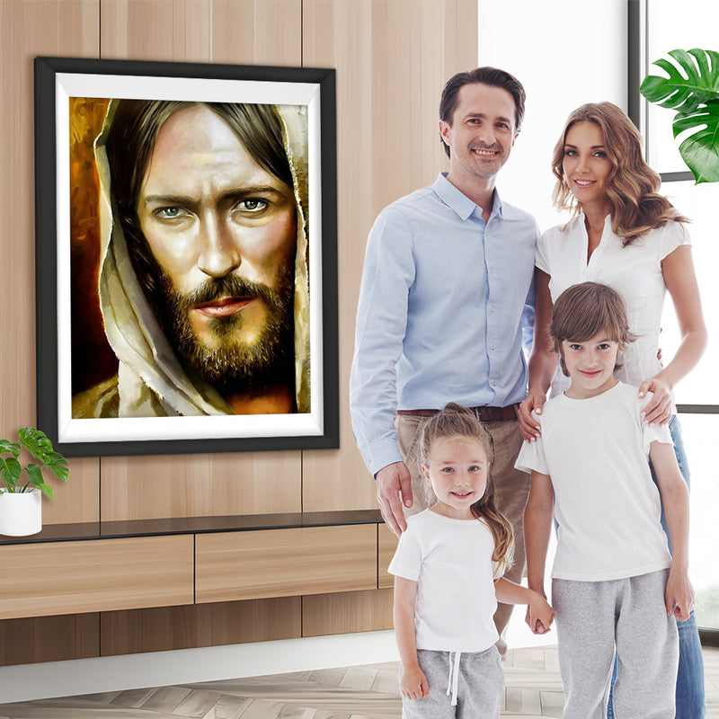 Peinture de Jésus Broderie Diamant
