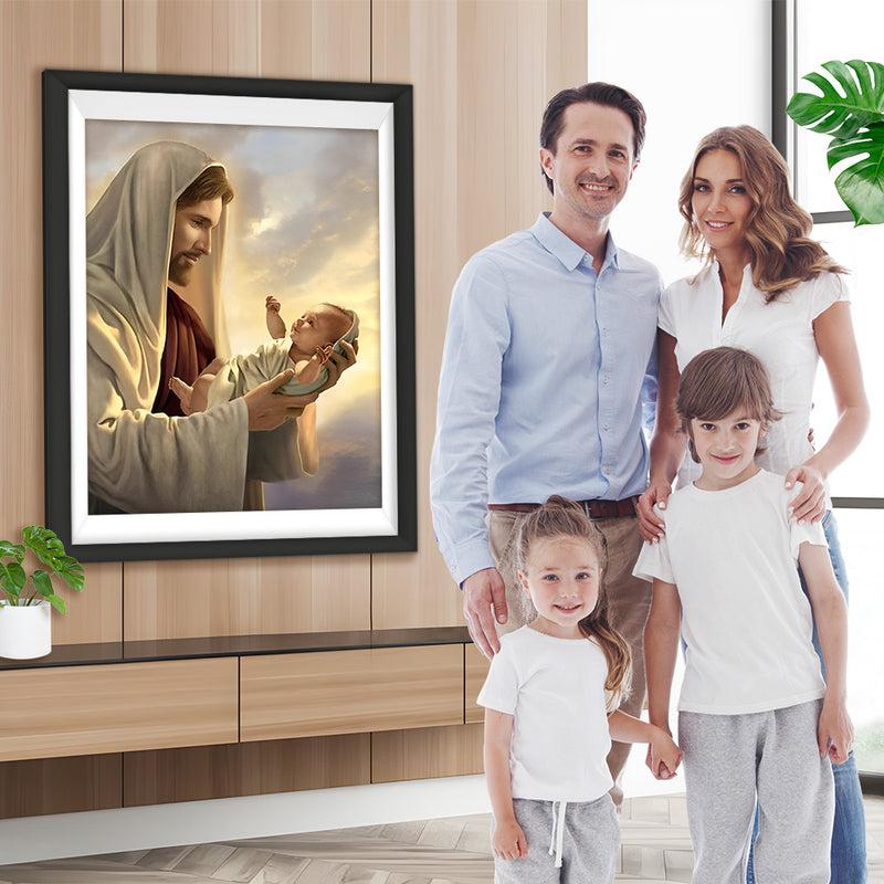 Jésus et Bébé Broderie Diamant