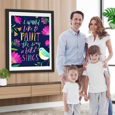 Texte par Rapport à Peinture Broderie Diamant