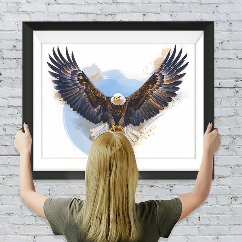 Aigle Volant Broderie Diamant