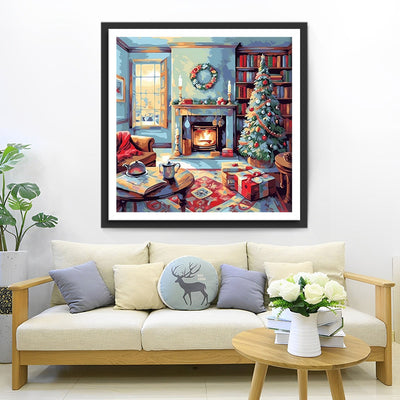 Ambiance de Noël dans la Maison Broderie Diamant