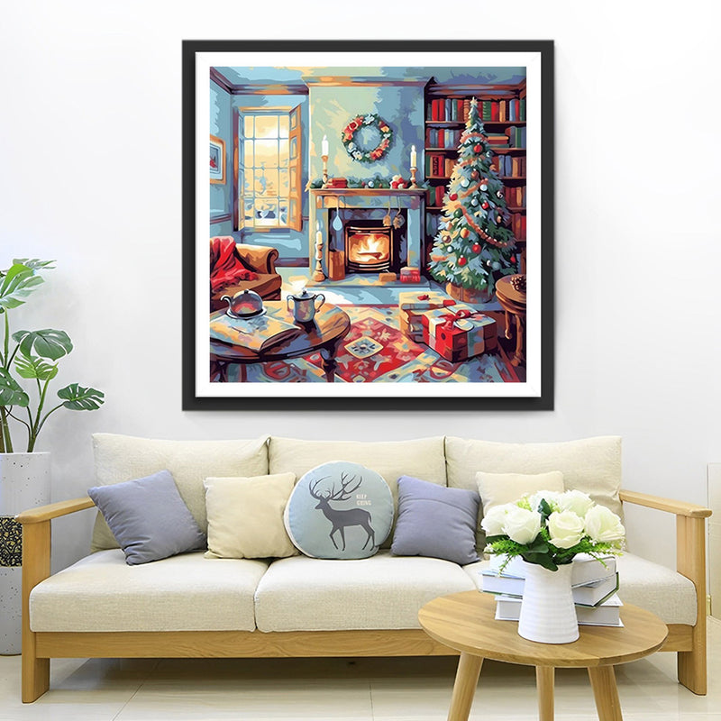 Ambiance de Noël dans la Maison Broderie Diamant
