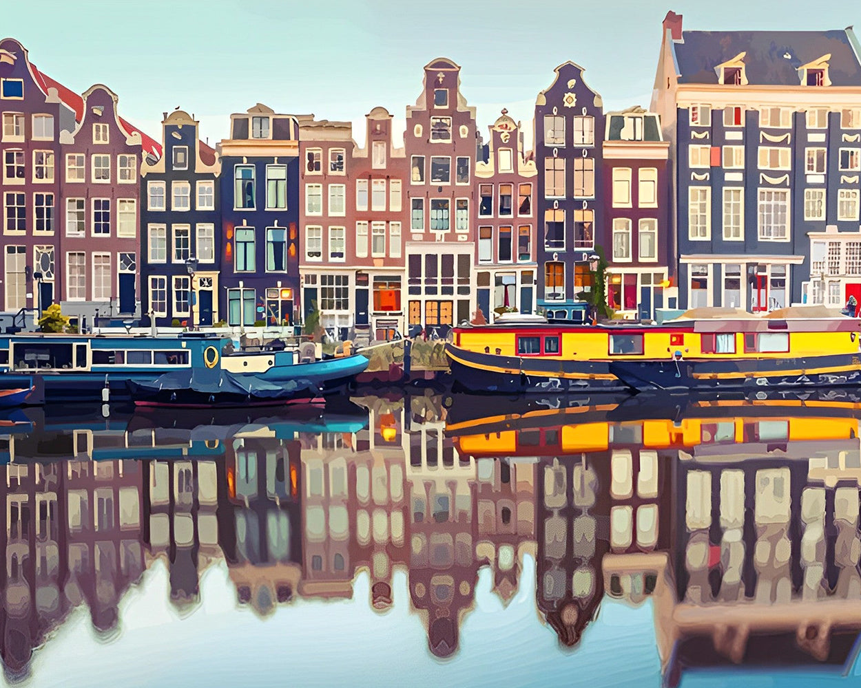 Amsterdam de Jour Broderie Diamant