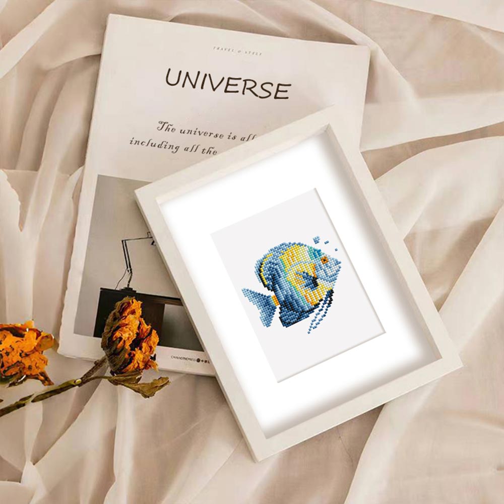 Animaux Marins 12 Pièces – Kit de Broderie Diamant Mini