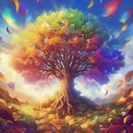 Arbre de La Vie Broderie Diamant