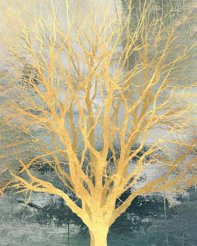 Arbre Doré Broderie Diamant