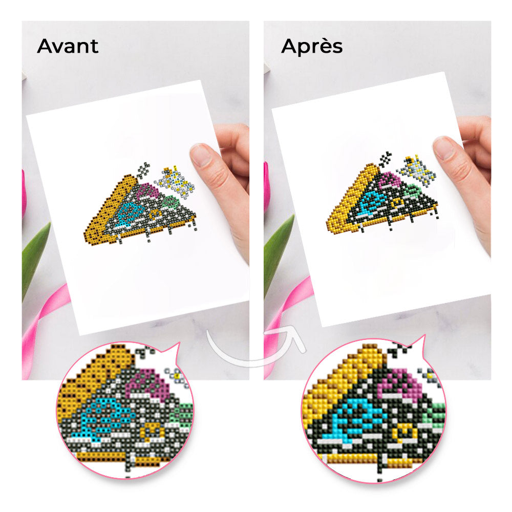 Astronautes et la Lune 12 Pièces – Kit de Broderie Diamant Mini