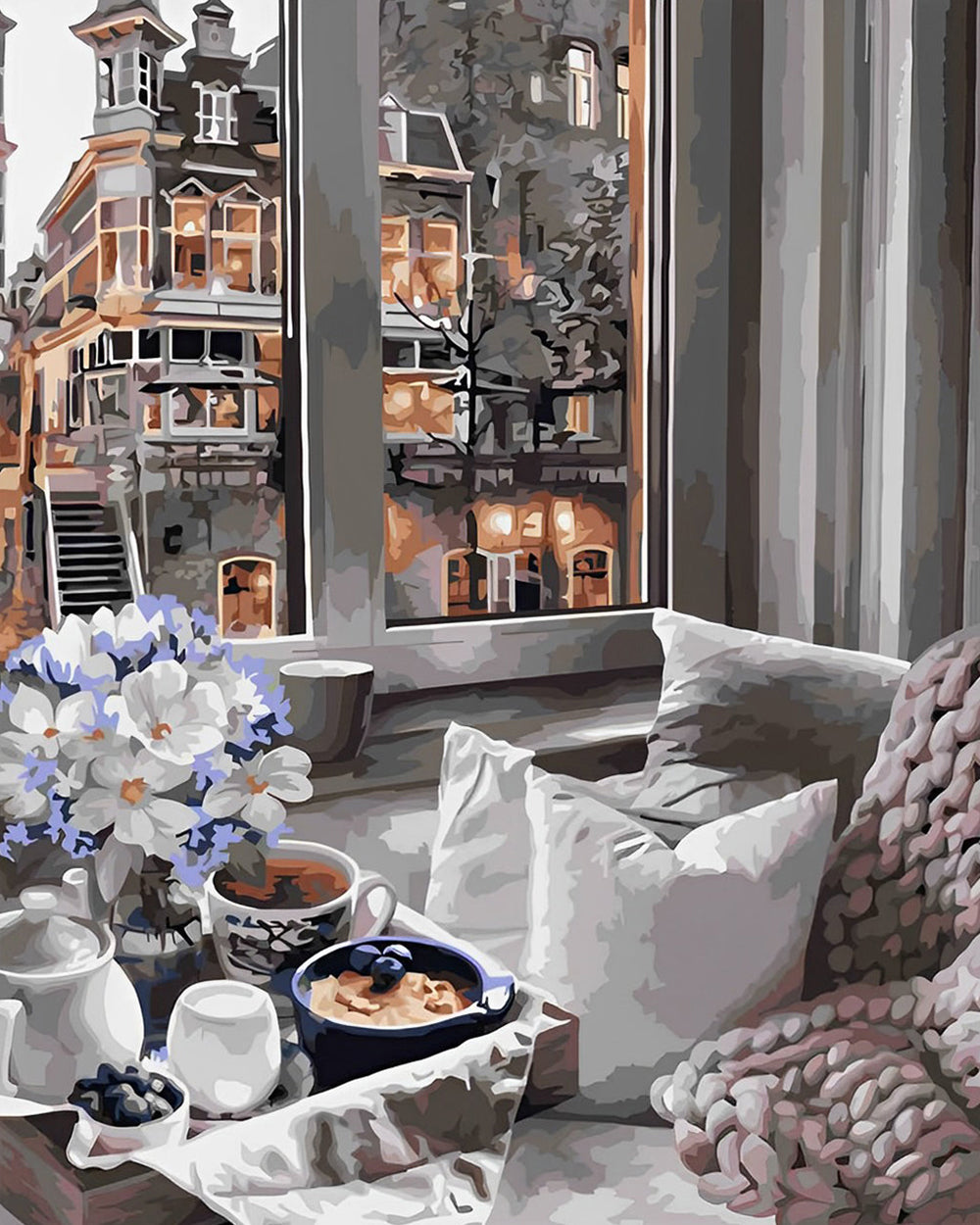 Bâtiment à l'Extérieur de la Maison Broderie Diamant