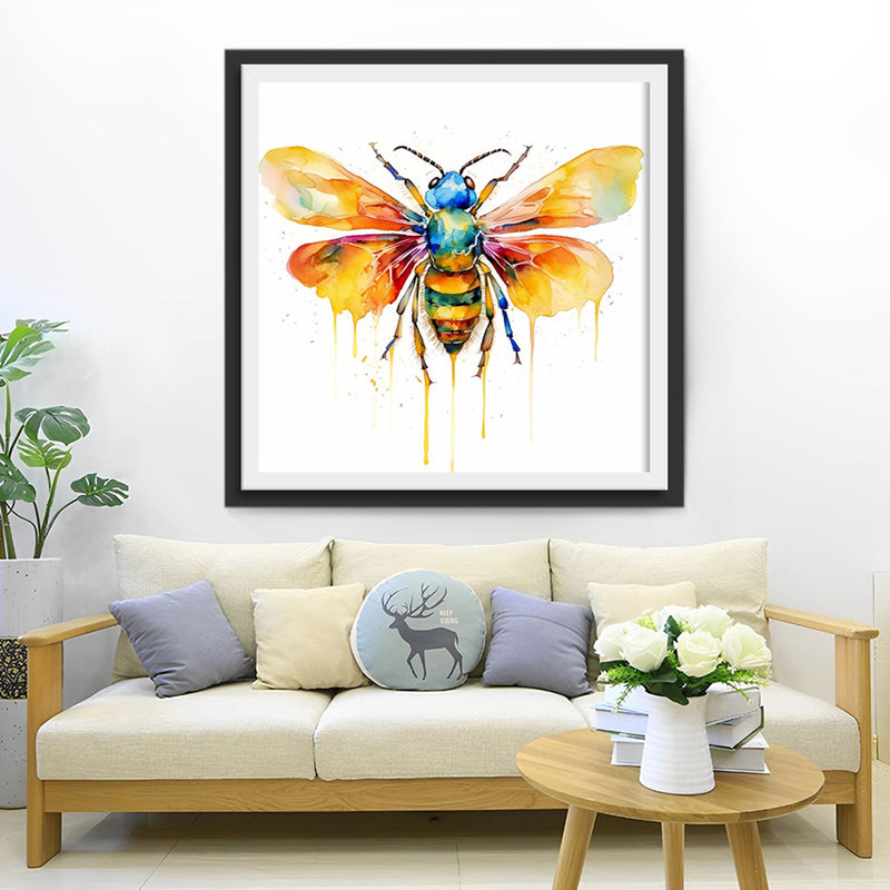 Belle Abeille Broderie Diamant