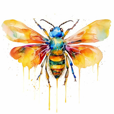 Belle Abeille Broderie Diamant