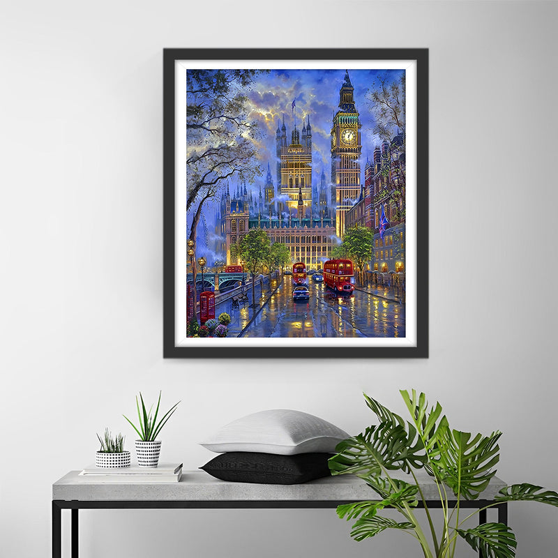 Big Ben à Londres Broderie Diamant