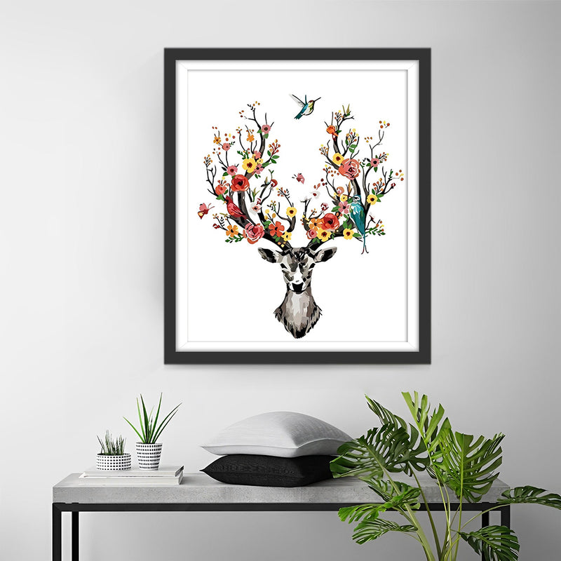 Bois Fleuris Broderie Diamant