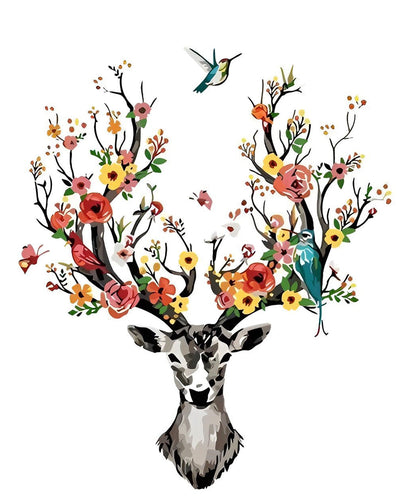 Bois Fleuris Broderie Diamant