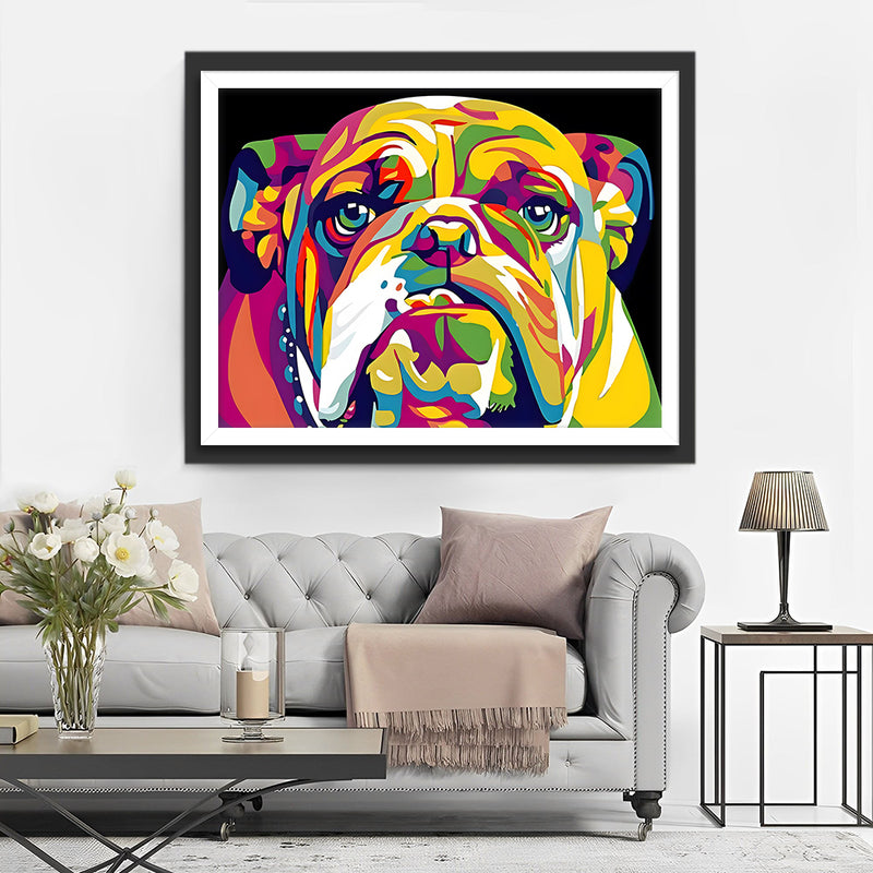 Bouledogue Coloré dans l&