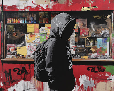 Boutique Graffiti et Homme en Sweat à Capuche Broderie Diamant