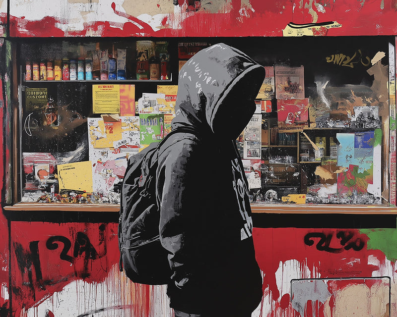 Boutique Graffiti et Homme en Sweat à Capuche Broderie Diamant