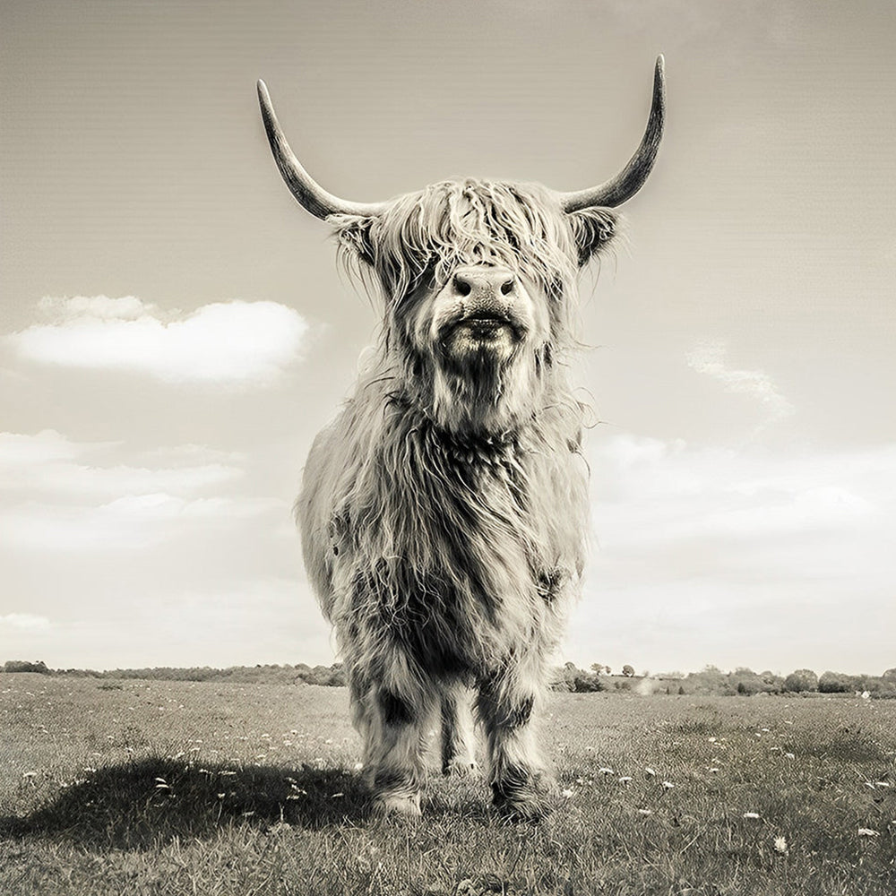 Bovin Highland Solitaire Broderie Diamant