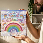 Broderie Diamant | Broderie Perle | Arc-en-Ciel dans les Nuages