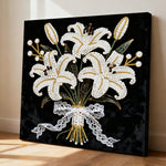 Broderie Diamant | Broderie Perle | Bouquet de Lys