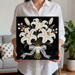 Broderie Diamant | Broderie Perle | Bouquet de Lys