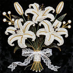 Broderie Diamant | Broderie Perle | Bouquet de Lys