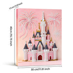 Broderie Diamant | Broderie Perle | Château Rose et Feux d'Artifice