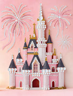 Broderie Diamant | Broderie Perle | Château Rose et Feux d'Artifice