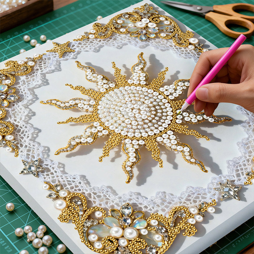 Broderie Diamant | Broderie Perle | Le Soleil Rayonnant