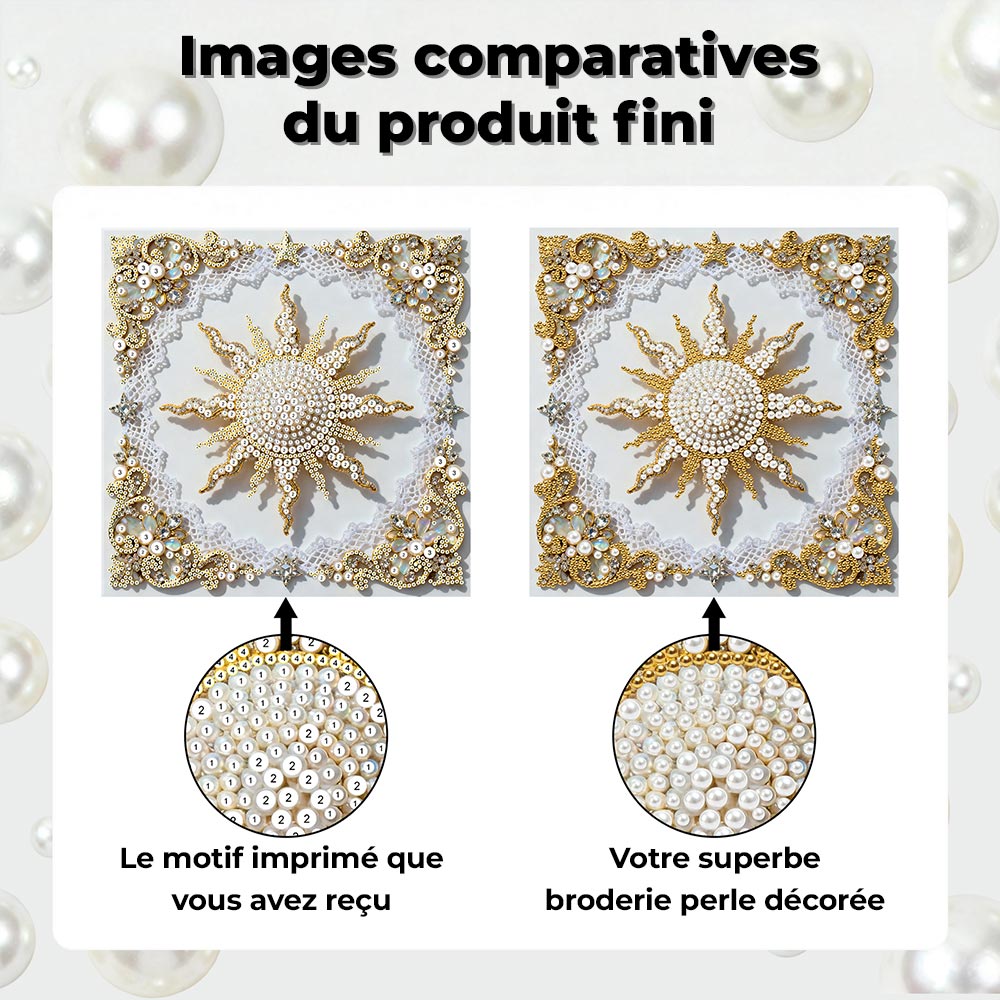 Broderie Diamant | Broderie Perle | Le Soleil Rayonnant