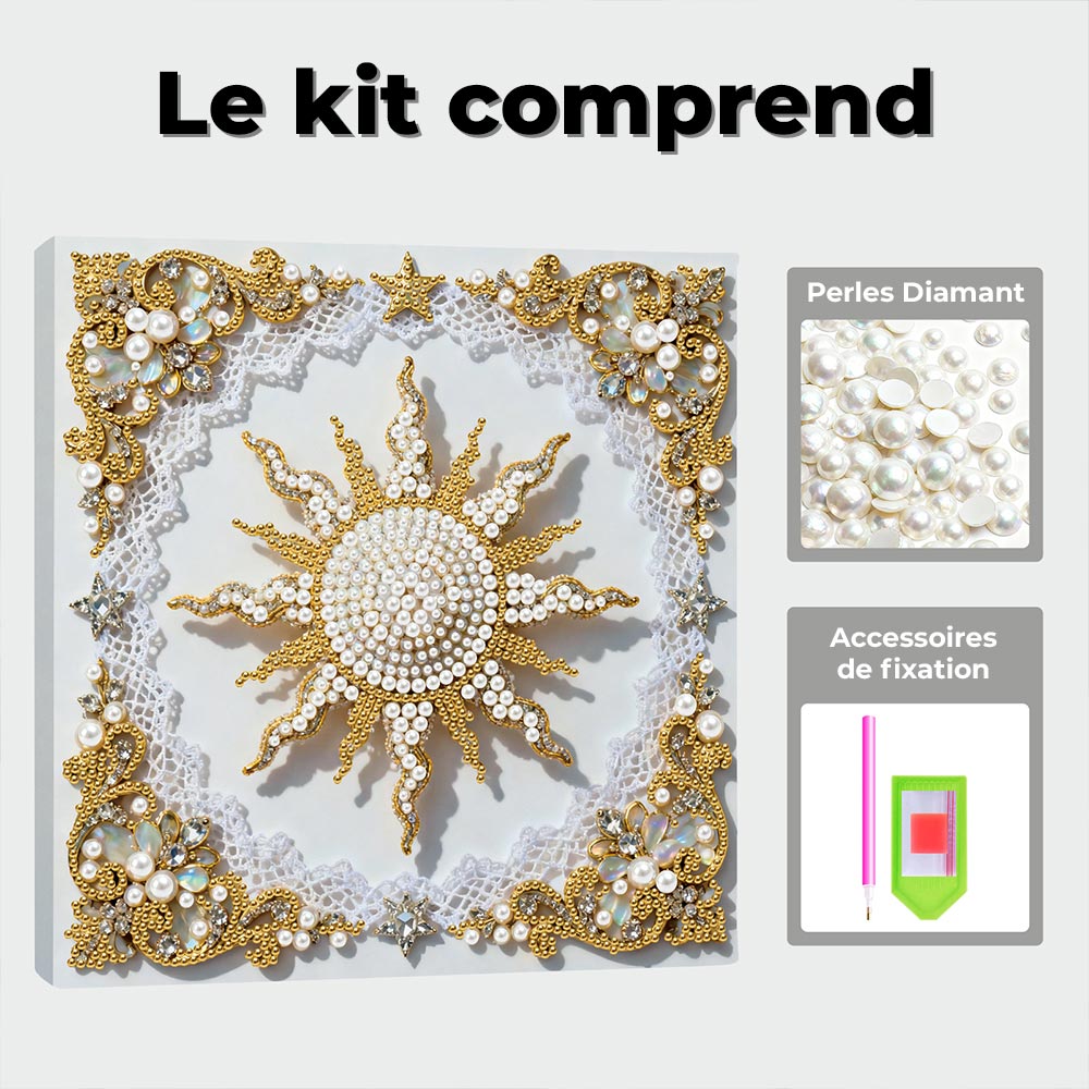 Broderie Diamant | Broderie Perle | Le Soleil Rayonnant