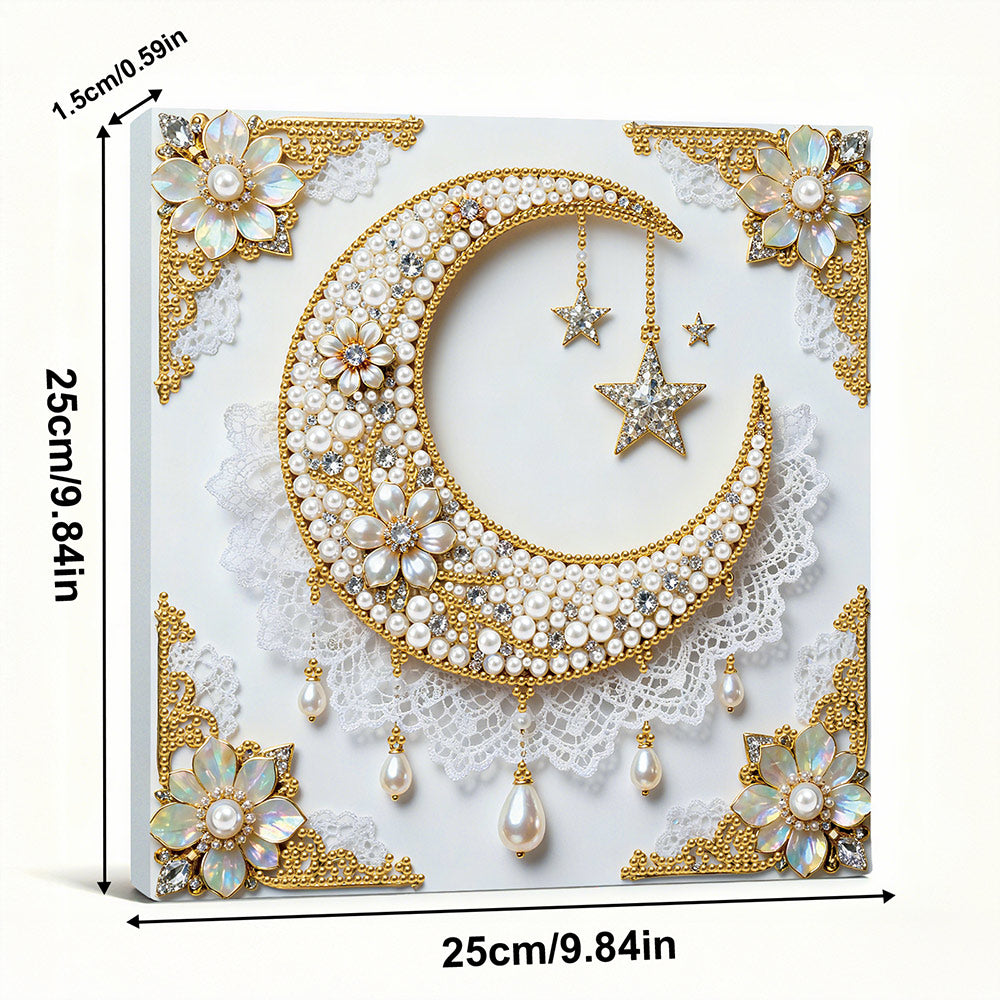 Broderie Diamant | Broderie Perle | Les Étoiles et la Lune