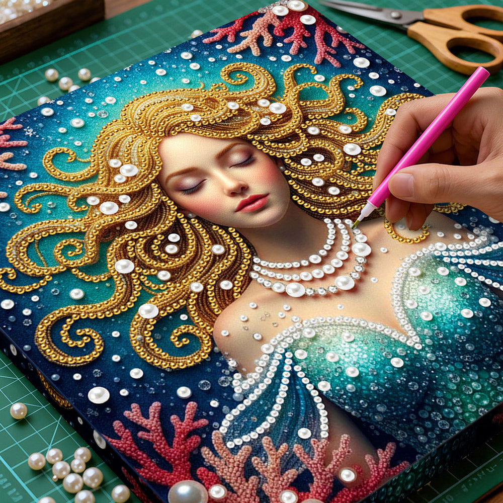 Broderie Diamant | Broderie Perle | Sirène Blonde