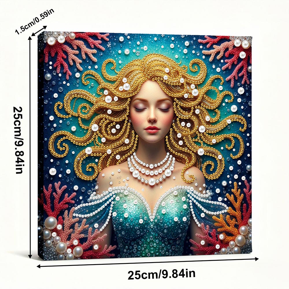 Broderie Diamant | Broderie Perle | Sirène Blonde