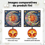 Broderie Diamant | Broderie Perle | Totem Soleil et Lune