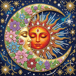 Broderie Diamant | Broderie Perle | Totem Soleil et Lune