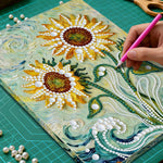 Broderie Diamant | Broderie Perle | Tournesols Style Van Gogh