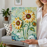 Broderie Diamant | Broderie Perle | Tournesols Style Van Gogh