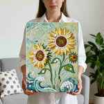 Broderie Diamant | Broderie Perle | Tournesols Style Van Gogh