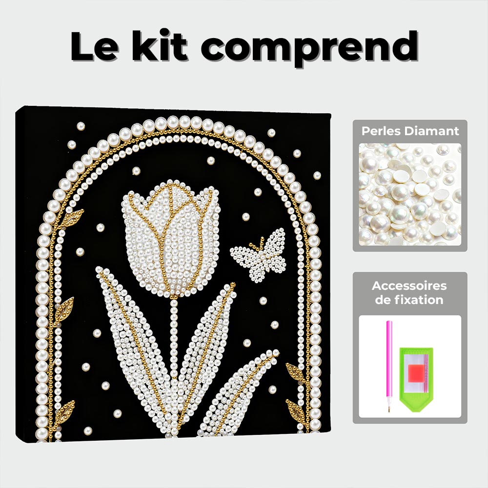 Broderie Diamant | Broderie Perle | Tulipe et Arche