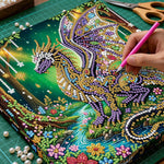 Broderie Diamant | Broderie Perle | Un Ptérosaure dans la Forêt