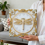 Broderie Diamant | Broderie Perle | Une Libellule Dorée