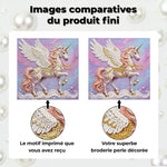 Broderie Diamant | Broderie Perle | Une Licorne Ailée