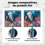 Broderie Diamant | Broderie Perle | Une Riche Variété de Vie Marine