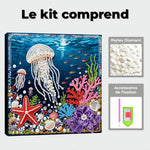 Broderie Diamant | Broderie Perle | Une Riche Variété de Vie Marine