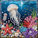 Broderie Diamant | Broderie Perle | Une Riche Variété de Vie Marine