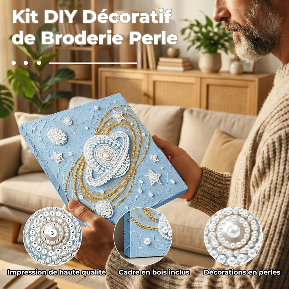 Broderie Diamant | Broderie Perle | Vaisseau Spatial Intergalactique