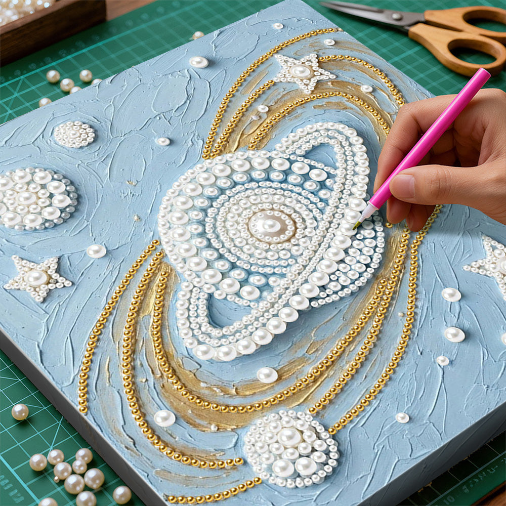 Broderie Diamant | Broderie Perle | Vaisseau Spatial Intergalactique